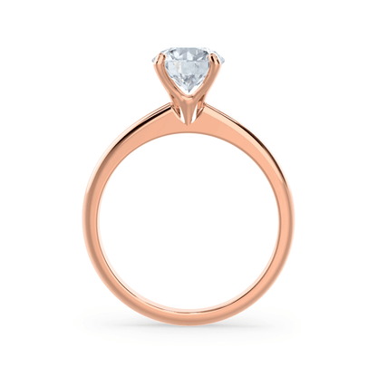 1.2 CT Round Solitaire Lab Grown Diamond Engagement Ring