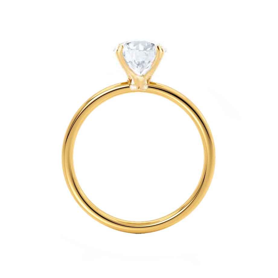 1.2 CT Radiant Solitaire Lab Grown Diamond Engagement Ring